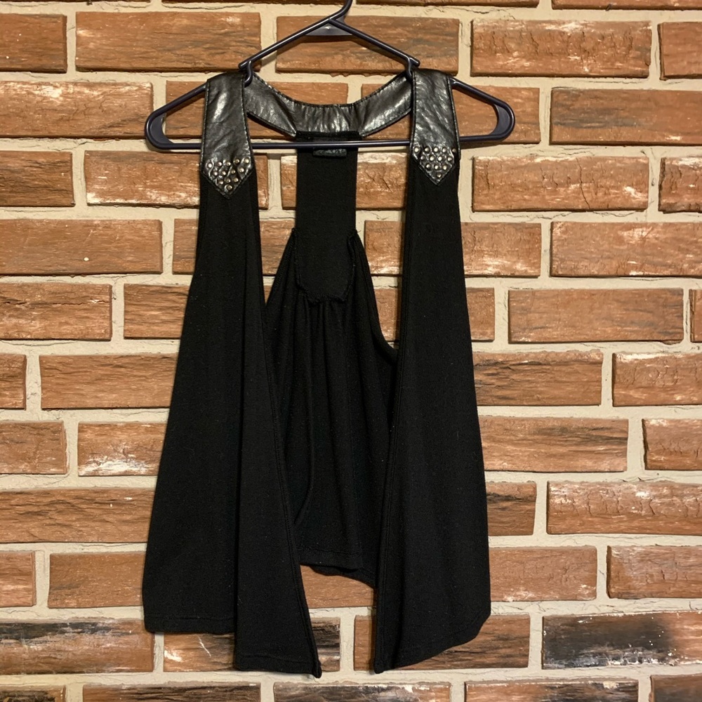 Buckle Black Vest